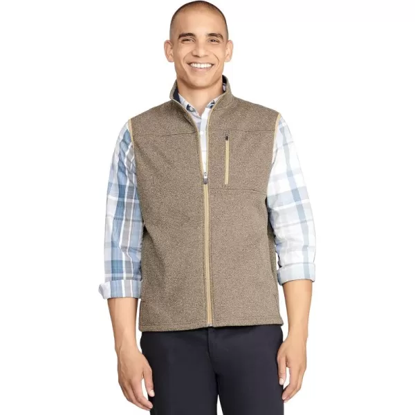 IZOD Men's Advantage Performance Full Zip Sweater Fleece Vest