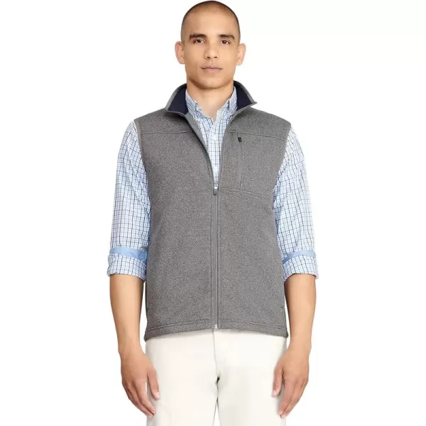 IZOD Men's Advantage Performance Full Zip Sweater Fleece Vest