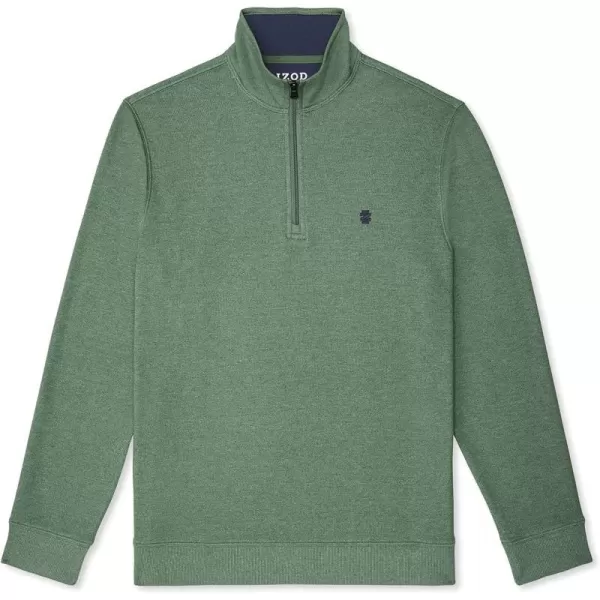 IZOD Men's Advantage Performance Quarter Zip Fleece Pullover Sweatshirt