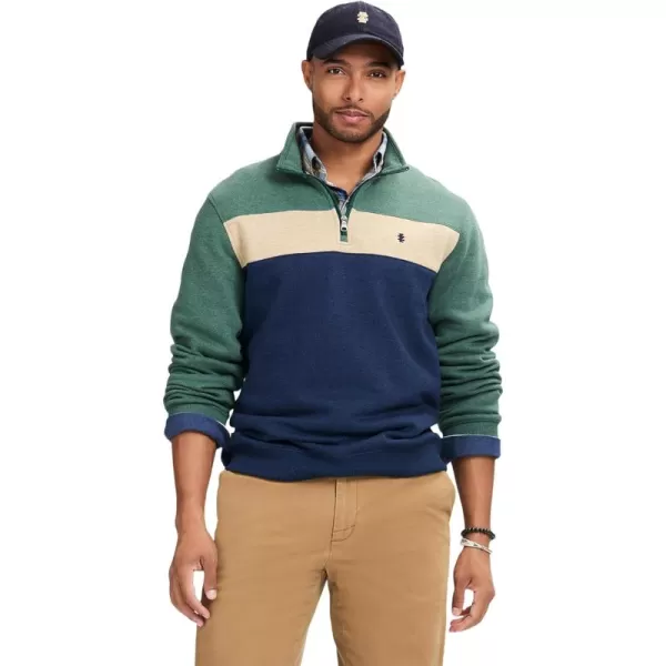 IZOD Men's Advantage Performance Quarter Zip Fleece Pullover Sweatshirt
