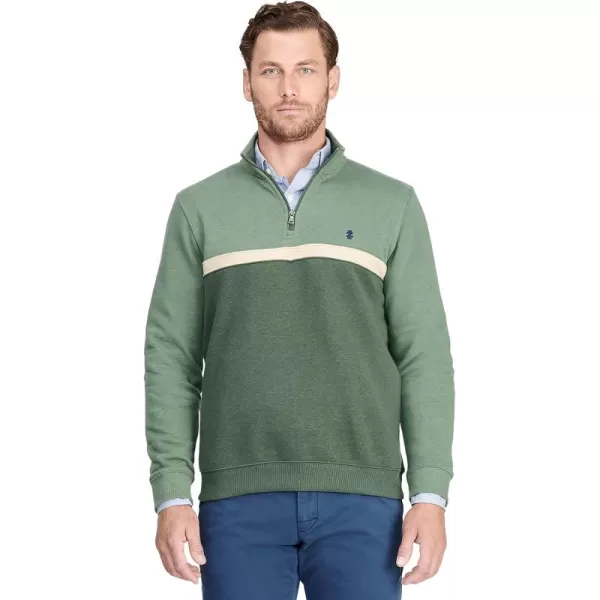 IZOD Men's Advantage Performance Quarter Zip Fleece Pullover Sweatshirt
