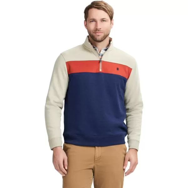 IZOD Men's Advantage Performance Quarter Zip Fleece Pullover Sweatshirt