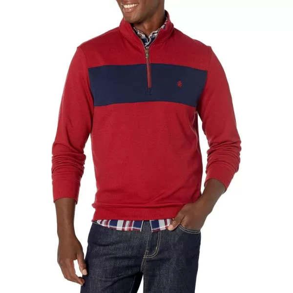 IZOD Men's Advantage Performance Quarter Zip Fleece Pullover Sweatshirt