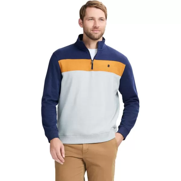 IZOD Men's Advantage Performance Quarter Zip Fleece Pullover Sweatshirt