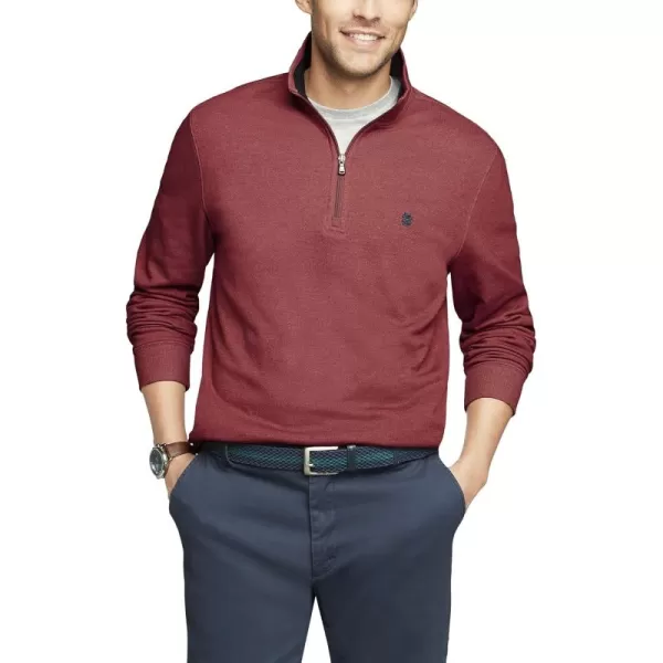 IZOD Men's Advantage Performance Quarter Zip Fleece Pullover Sweatshirt