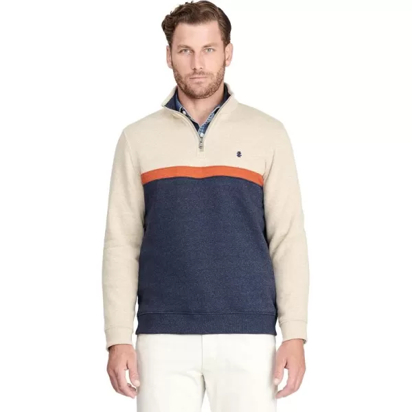 IZOD Men's Advantage Performance Quarter Zip Fleece Pullover Sweatshirt