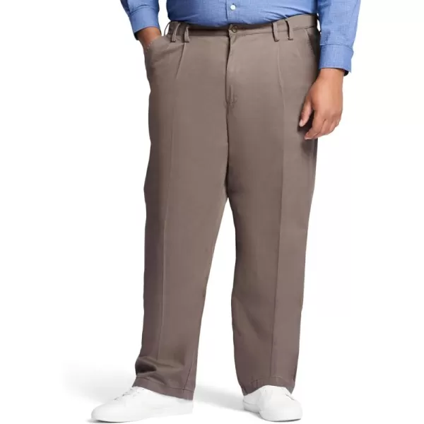 IZOD Men's Big-and-Tall American Chino Double-Pleated Pants
