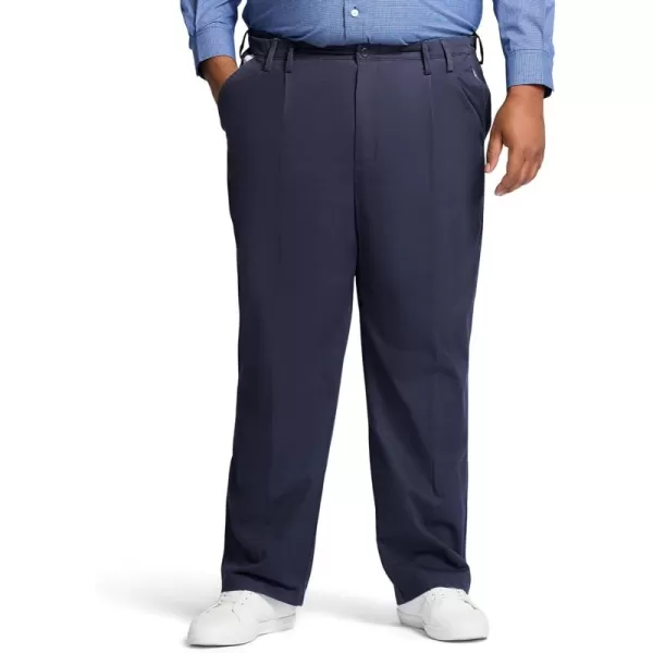 IZOD Men's Big-and-Tall American Chino Double-Pleated Pants