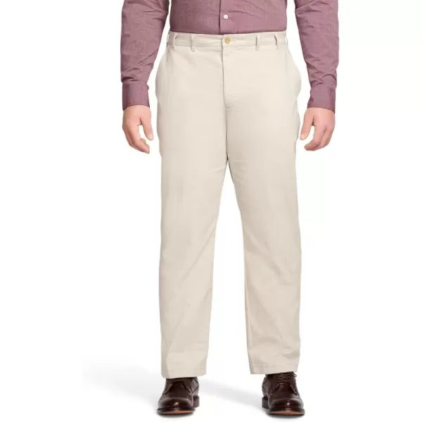 IZOD Men's Big and Tall Performance Stretch Flat Front Pant