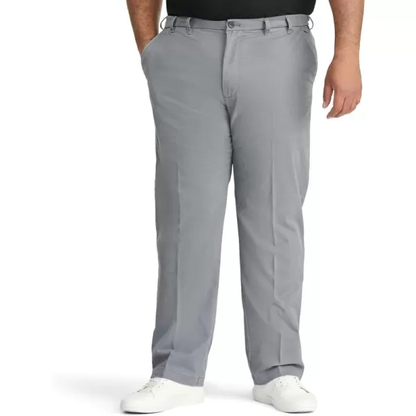 IZOD Men's Big and Tall Performance Stretch Flat Front Pant