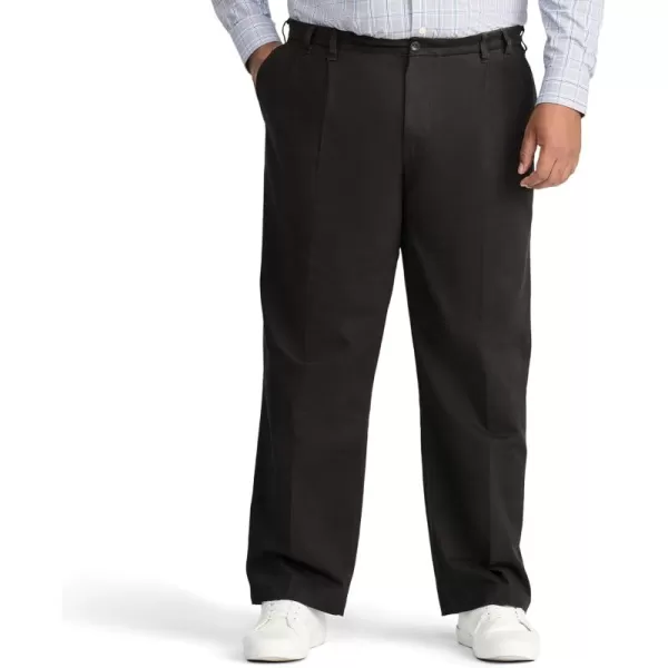 IZOD Men's Big and Tall Performance Stretch Pleated Pant
