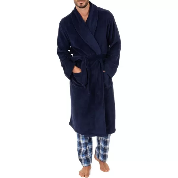 IZOD Men's Comfort-Soft Fleece Robe