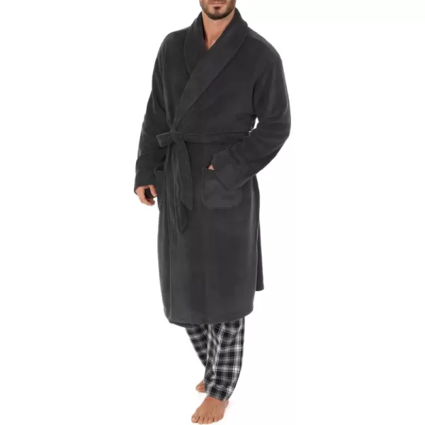 IZOD Men's Comfort-Soft Fleece Robe