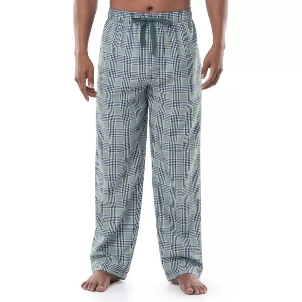 IZOD Men's Poly-rayon Yarn-dye Woven Sleep Pant Pajama Bottom