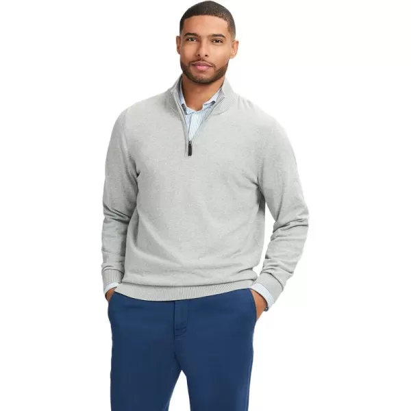 IZOD Men's Premium Essentials Quarter Zip Solid 12 Gauge Sweater
