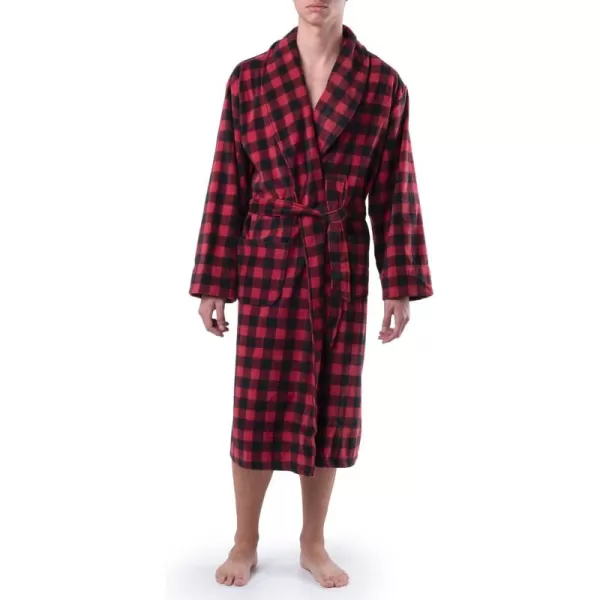 IZOD Men's Printed Microfleece Robe