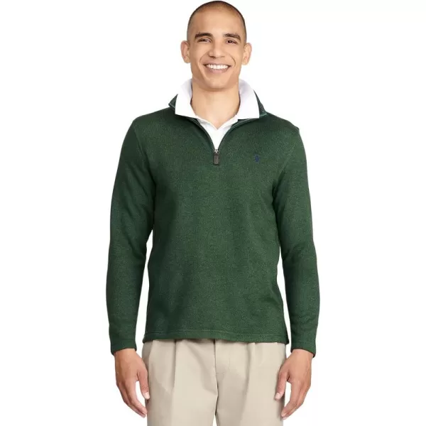 IZOD Men's Quarter Zip Sweater Fleece Pullover