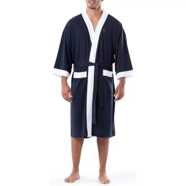 IZOD Men's Waffle Knit Kimono Robe
