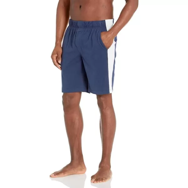 IZOD mens Cotton Polyester Jersey Sueded Jam Sleep Lounge Short