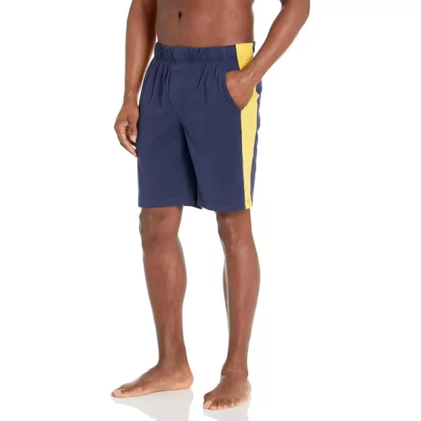 IZOD mens Cotton Polyester Jersey Sueded Jam Sleep Lounge Short