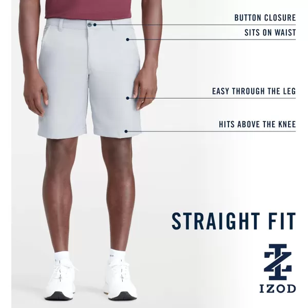 IZOD Men’s 9.5"Micro Poly Classic Fit Golf Short