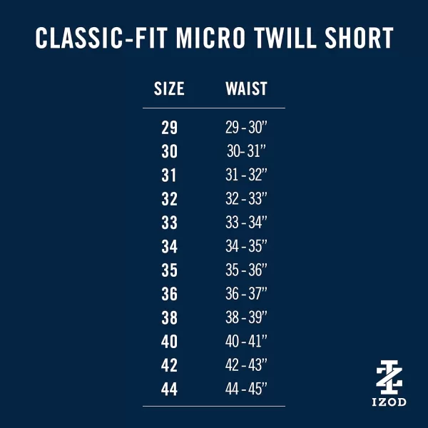 IZOD Men’s 9.5"Micro Poly Classic Fit Golf Short