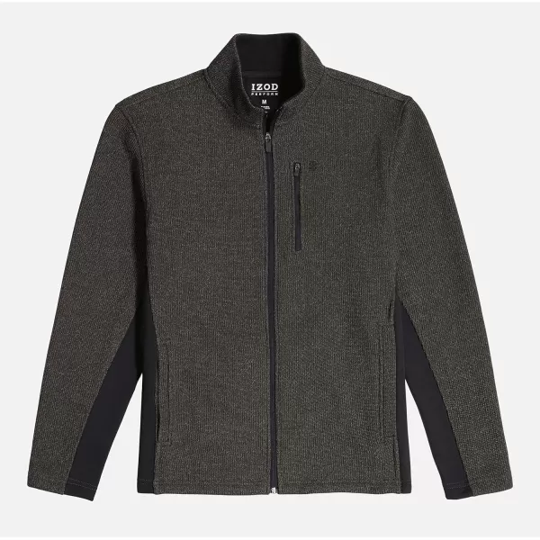 IZOD Men's Advantage Performance Full Zip Fleece Jacket