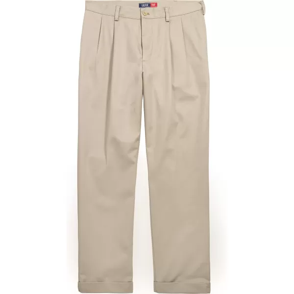 IZOD Men's American Chino Double Pleated Classic Fit Pant