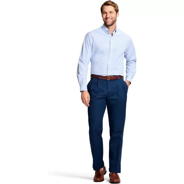 IZOD Men's American Chino Double Pleated Classic Fit Pant