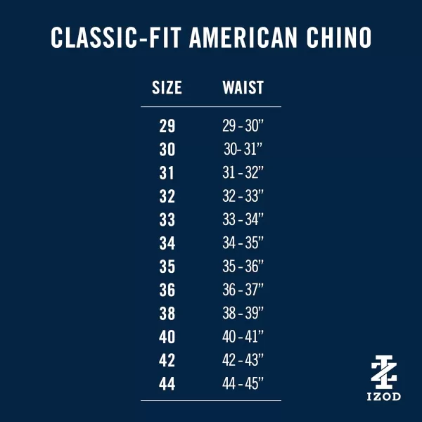 IZOD Men's American Chino Double Pleated Classic Fit Pant