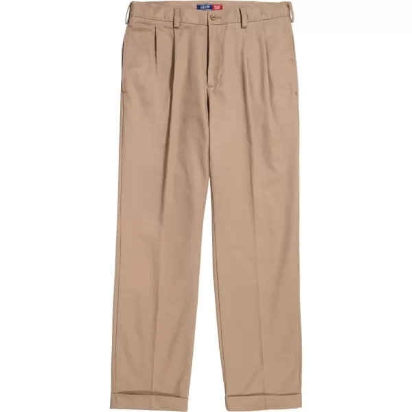 IZOD Men's American Chino Double Pleated Classic Fit Pant
