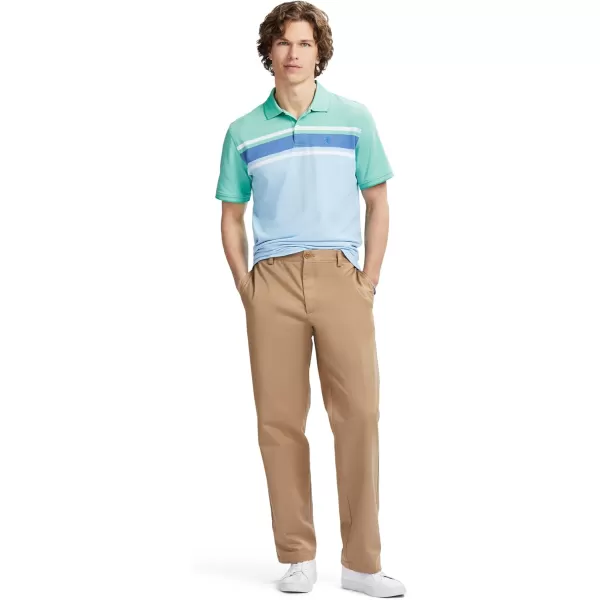 IZOD Men's American Chino Flat Front Classic Fit Pant