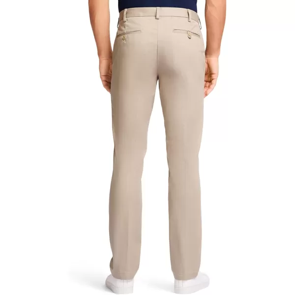 IZOD Men's American Chino Flat Front Slim Fit Pant