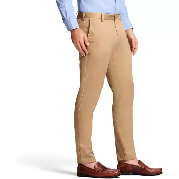 IZOD Men's American Chino Flat Front Slim Fit Pant