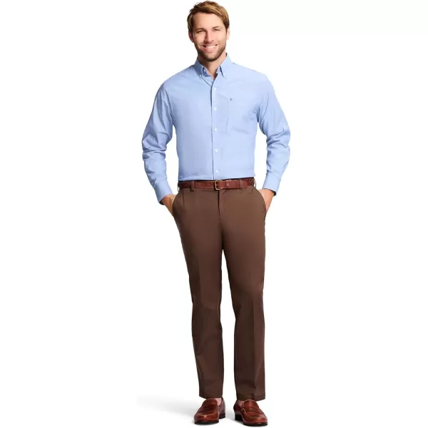 IZOD Men's American Chino Flat Front Straight Fit Pant