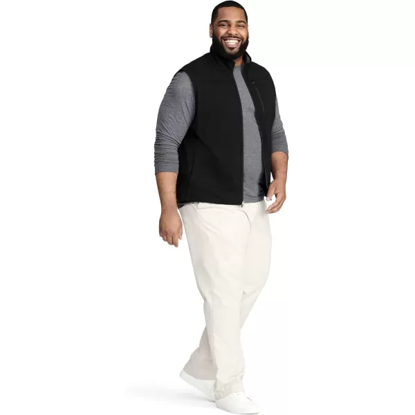 IZOD Men's Big and Tall Advantage Performance Full Zip Sweater Fleece Vest
