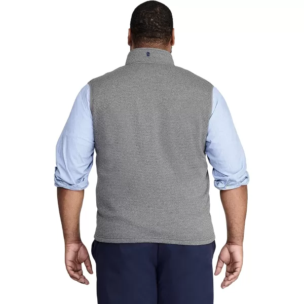 IZOD Men's Big and Tall Advantage Performance Full Zip Sweater Fleece Vest