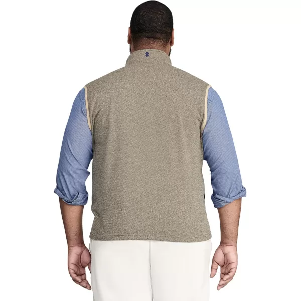 IZOD Men's Big and Tall Advantage Performance Full Zip Sweater Fleece Vest