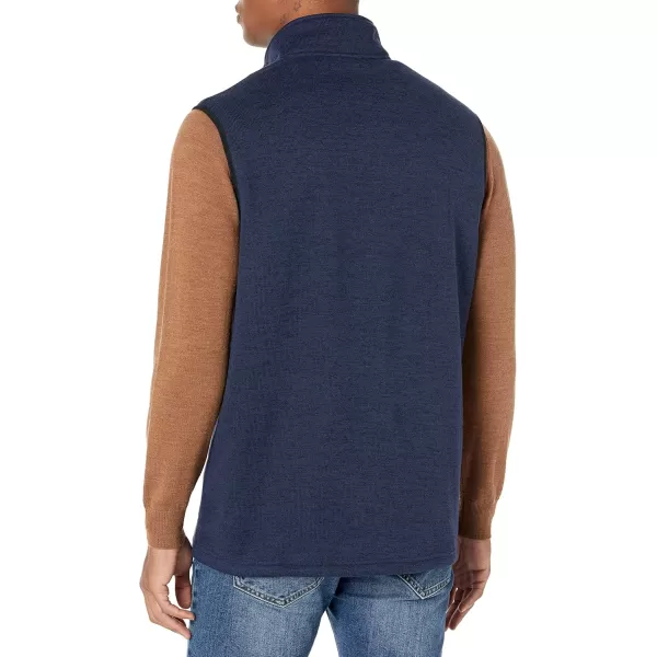IZOD Men's Big and Tall Advantage Performance Full Zip Sweater Fleece Vest