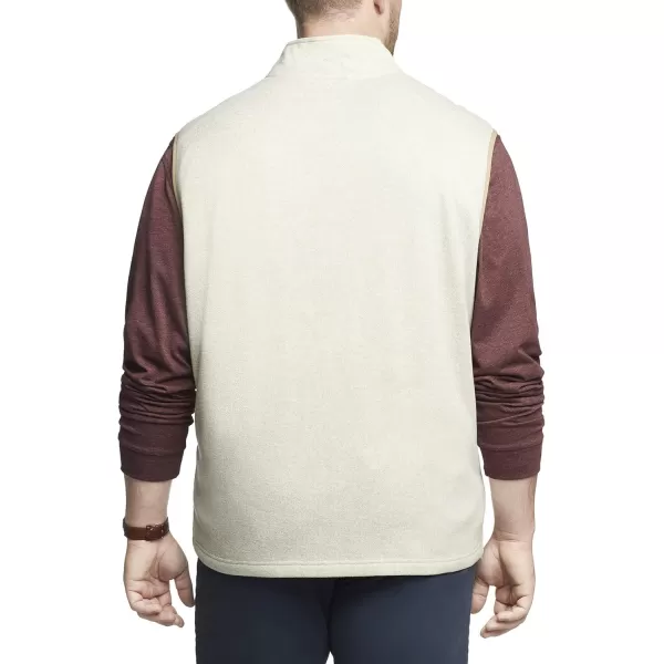 IZOD Men's Big and Tall Advantage Performance Full Zip Sweater Fleece Vest