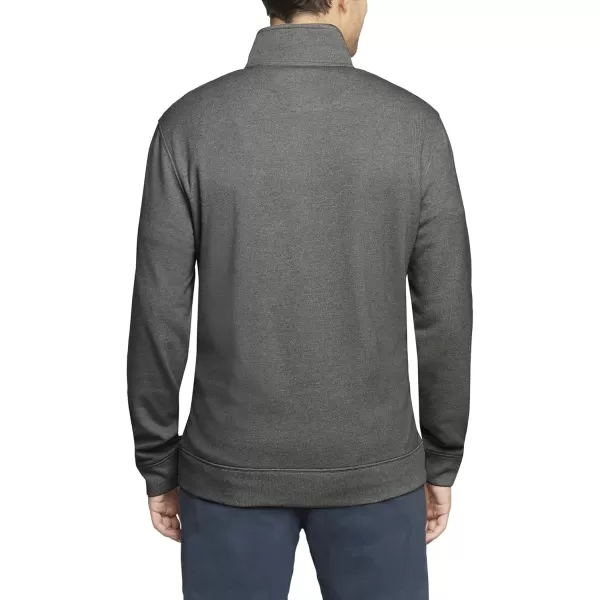 IZOD Men's Big and Tall Advantage Performance Quarter Zip Fleece Pullover Sweatshirt