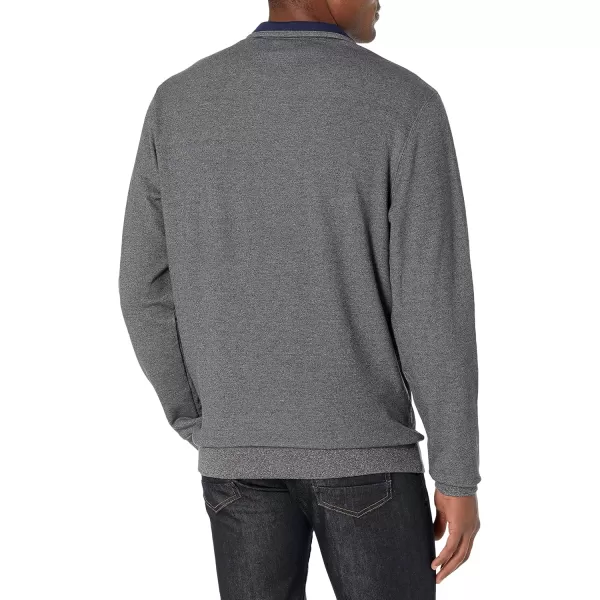 IZOD Men's Big and Tall Advantage Performance Quarter Zip Fleece Pullover Sweatshirt