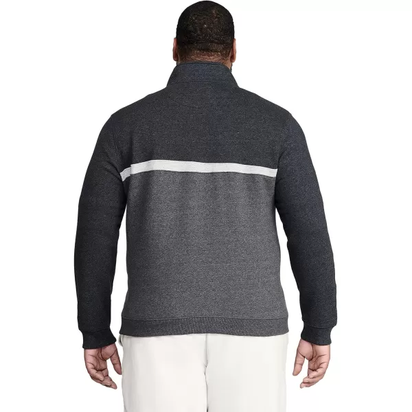 IZOD Men's Big and Tall Advantage Performance Quarter Zip Fleece Pullover Sweatshirt