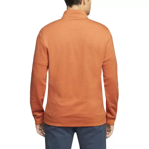 IZOD Men's Big and Tall Advantage Performance Quarter Zip Fleece Pullover Sweatshirt