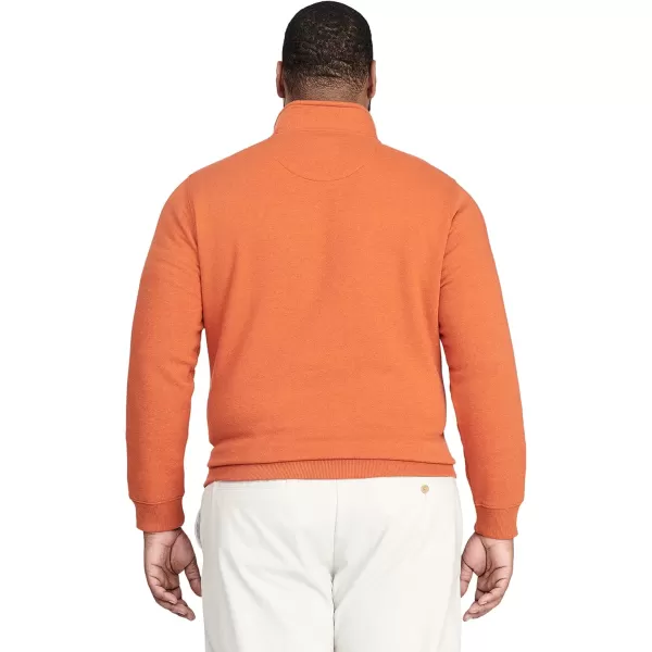 IZOD Men's Big and Tall Advantage Performance Quarter Zip Fleece Pullover Sweatshirt