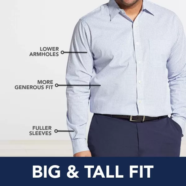 IZOD Men's Big and Tall Button Down Long Sleeve Shirt