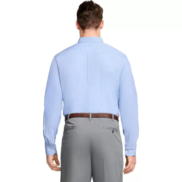 IZOD Men's Big and Tall Button Down Long Sleeve Stretch Performance Solid Shirt