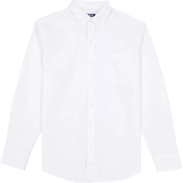 IZOD Men's Big and Tall Button Down Long Sleeve Stretch Performance Solid Shirt