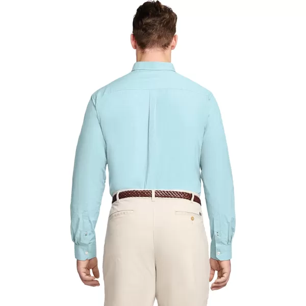 IZOD Men's Big and Tall Button Down Long Sleeve Stretch Performance Solid Shirt