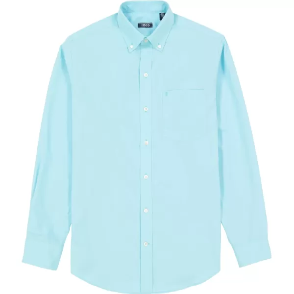 IZOD Men's Big and Tall Button Down Long Sleeve Stretch Performance Solid Shirt